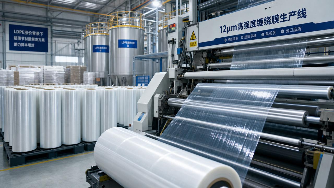 LDPE Price Spike Speeds Shift to 12μm Stretch Films