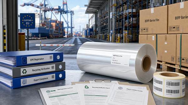 EU PPWR Takes Effect Aug. 12: EPR Now Required for BOPP Barrier Film Exports