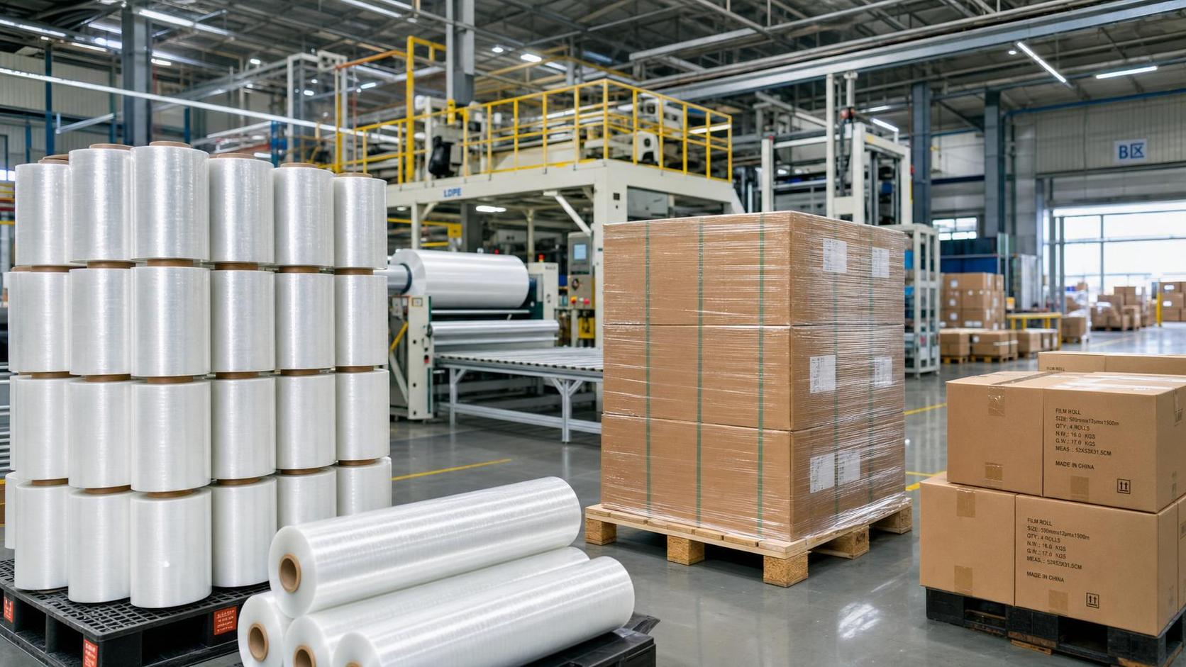 LDPE Spike Pushes 12μm Stretch Film Output