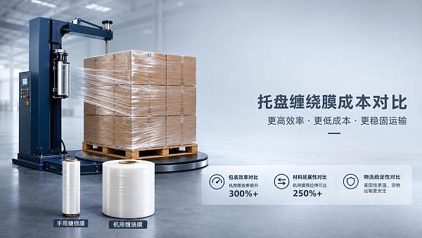 Stretch Wrap Films: Machine vs Hand Wrap Cost Comparison