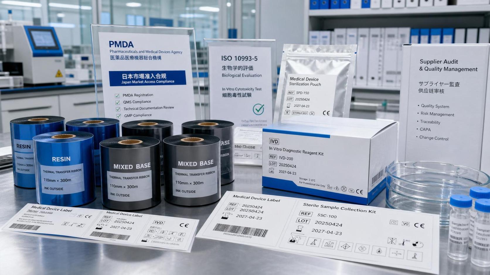 Japan Tightens Cytotoxicity Rules for Medical Label Ribbons