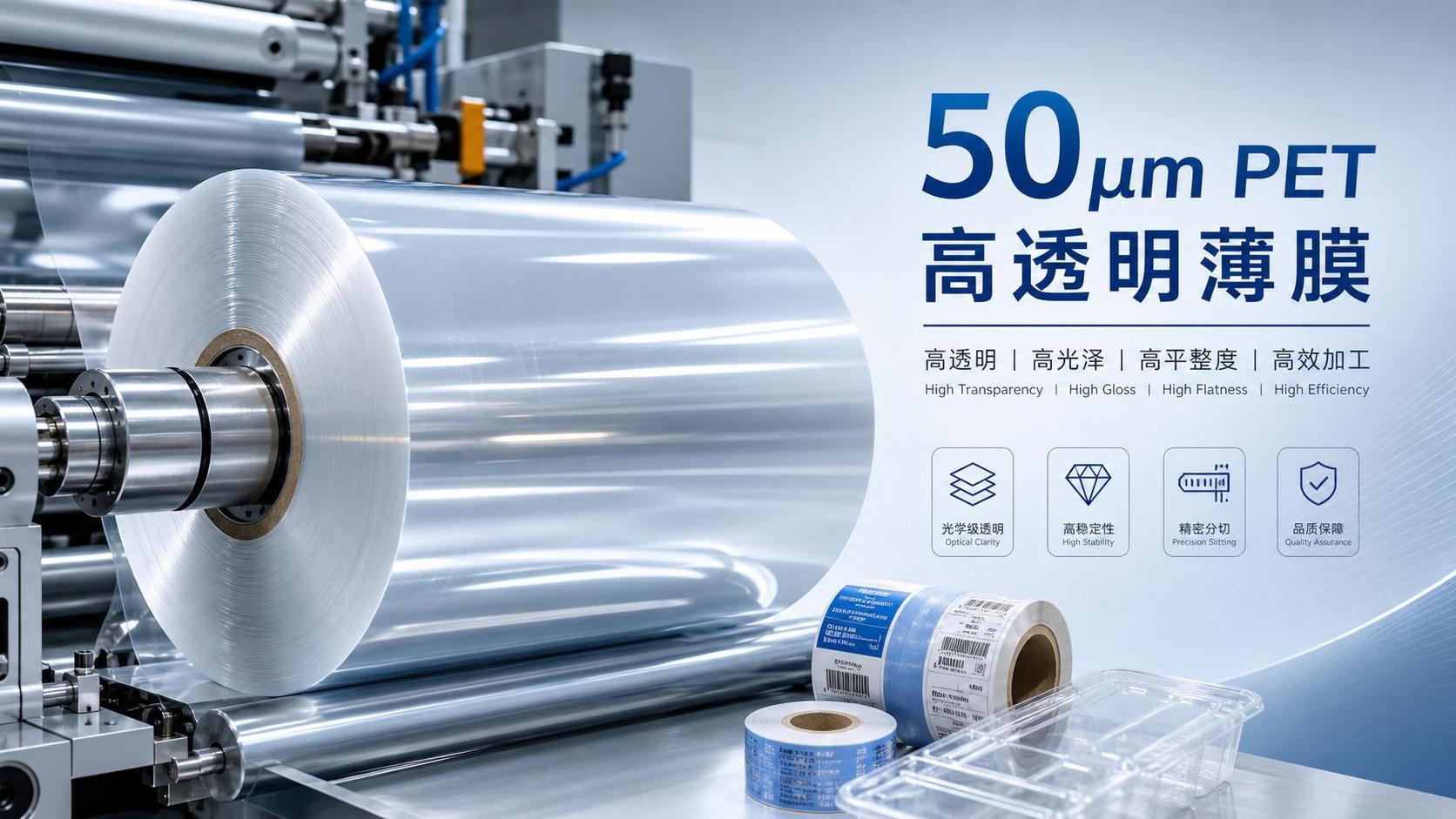 Clear PET Film 50 Micron: Key Specs That Affect Converting Performance
