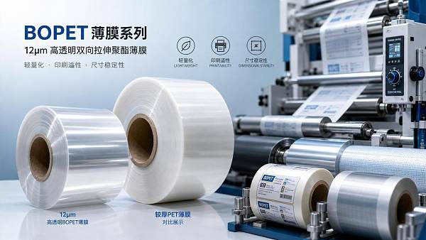 When to Choose 12 Micron Oriented Polyester Film Over Thicker PET