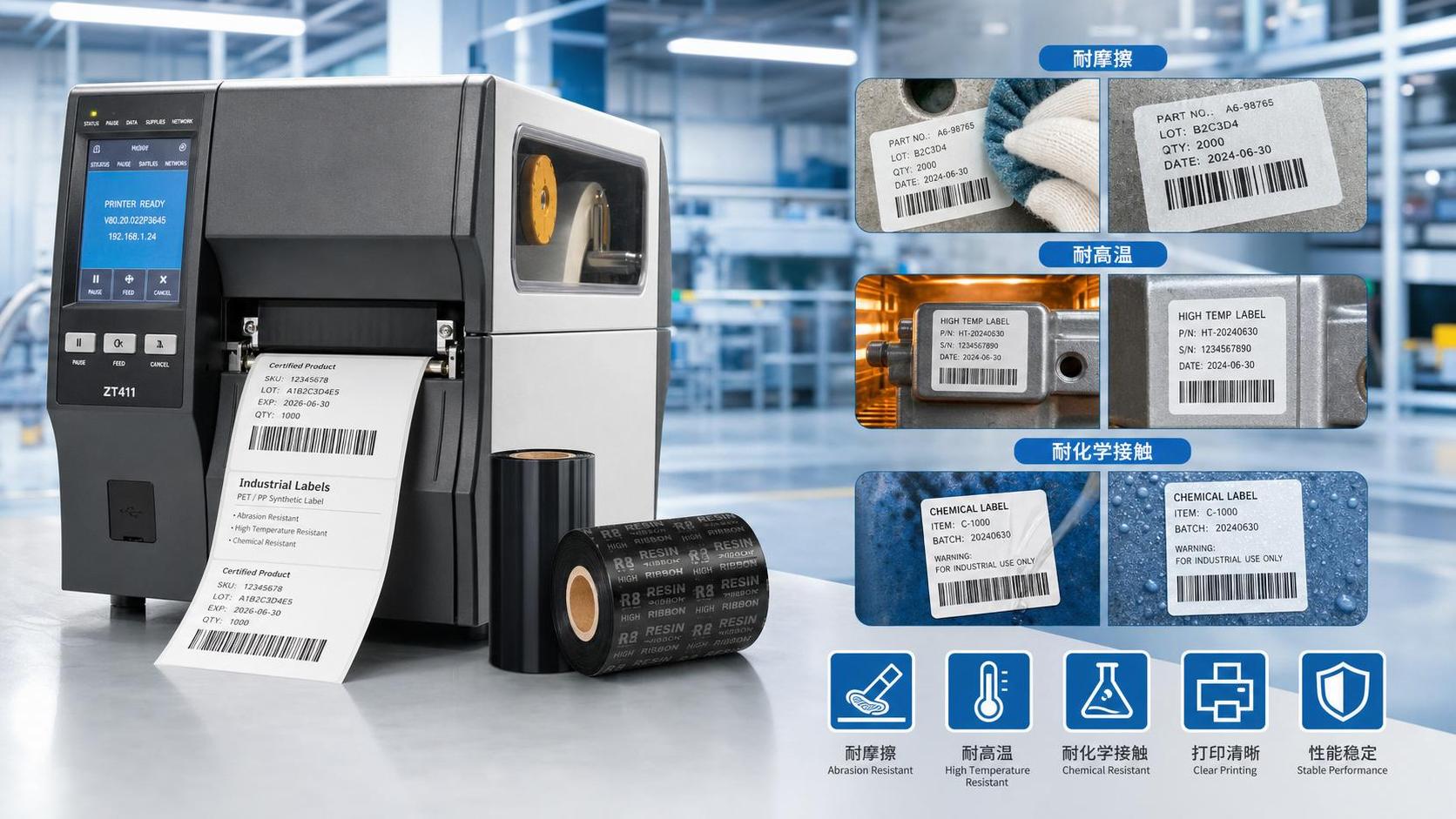 How Resin Ribbons for Synthetic Labels Improve Smudge and Heat Resistance