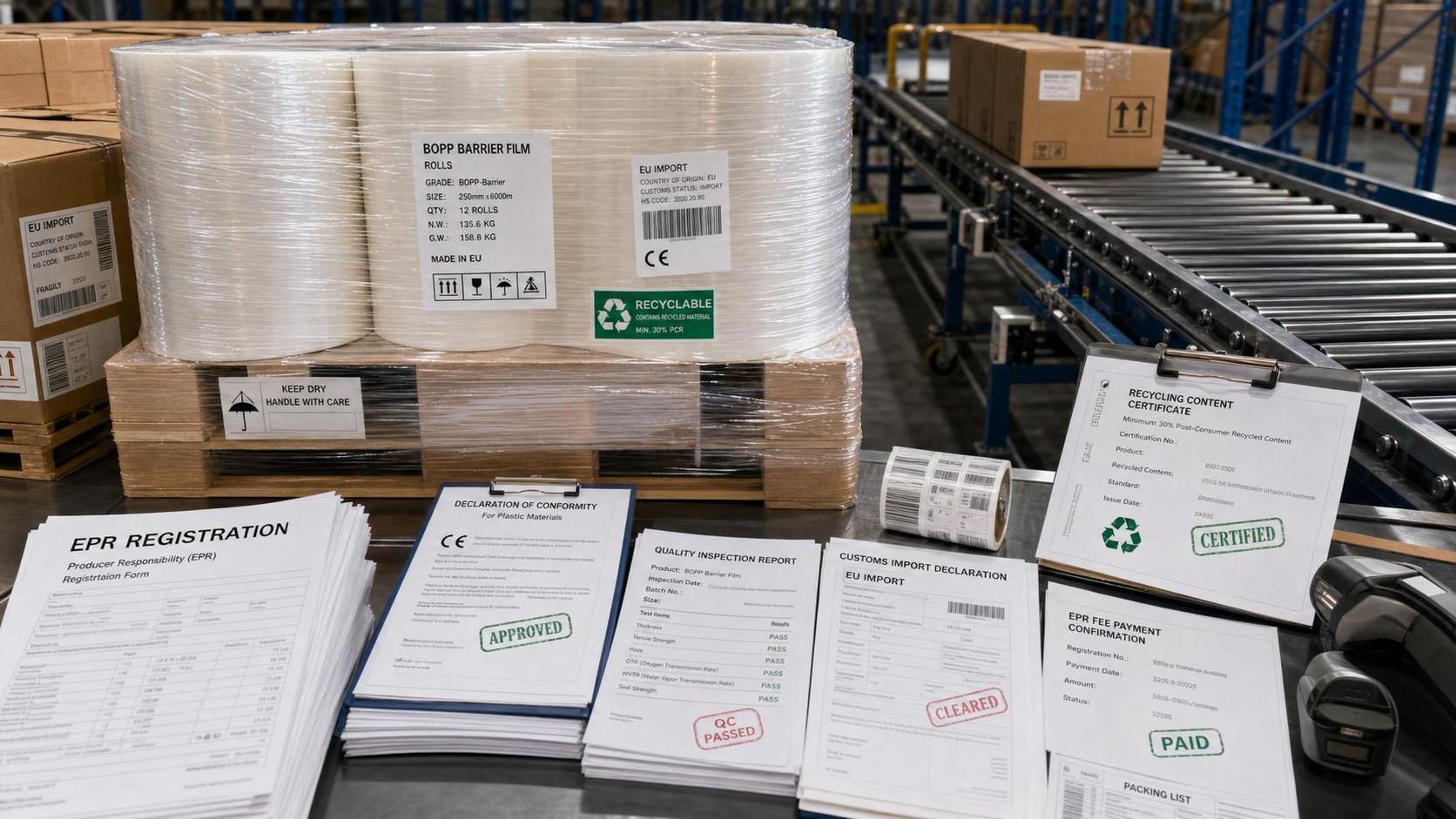 EU PPWR Recycled Content Rule Reaches BOPP Film Imports