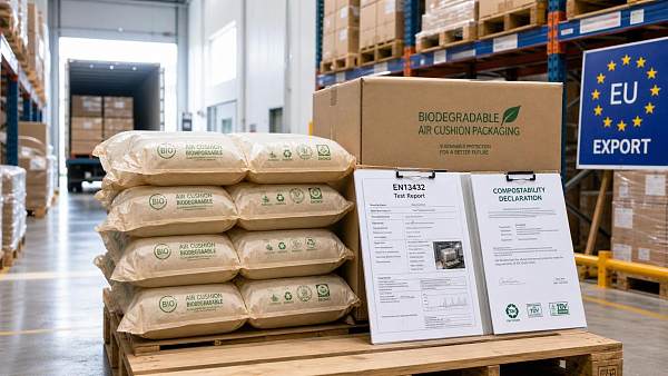 PPWR Transition Ends: EN13432 Reports Required for Biodegradable Air Cushions