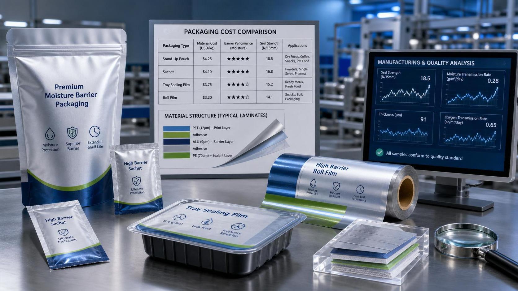 What Drives Moisture Barrier Packaging Cost Across Different Formats