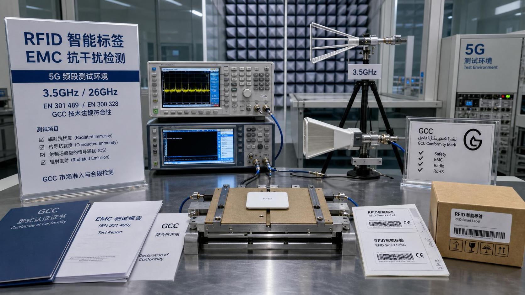 GCC Updates RFID Label EMC Test Rule for 5G Bands