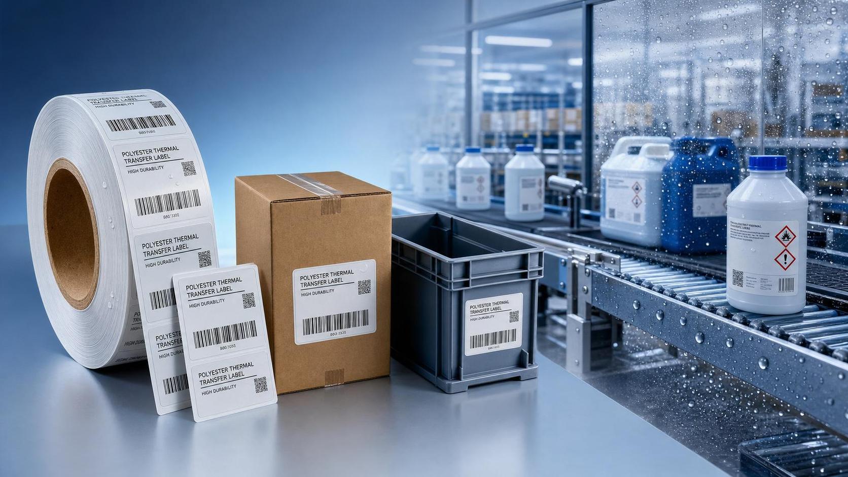 When Thermal Transfer Labels Polyester Outperform Paper Labels