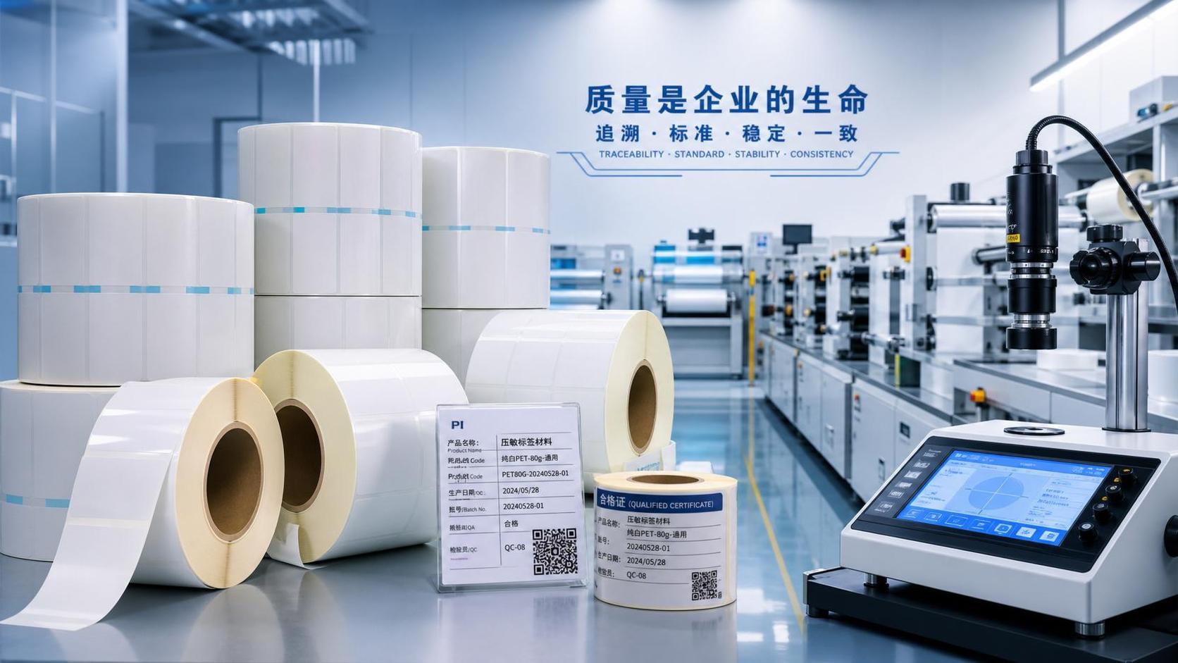 Pressure Sensitive Label Materials Factory Audit Checklist for Stable Quality