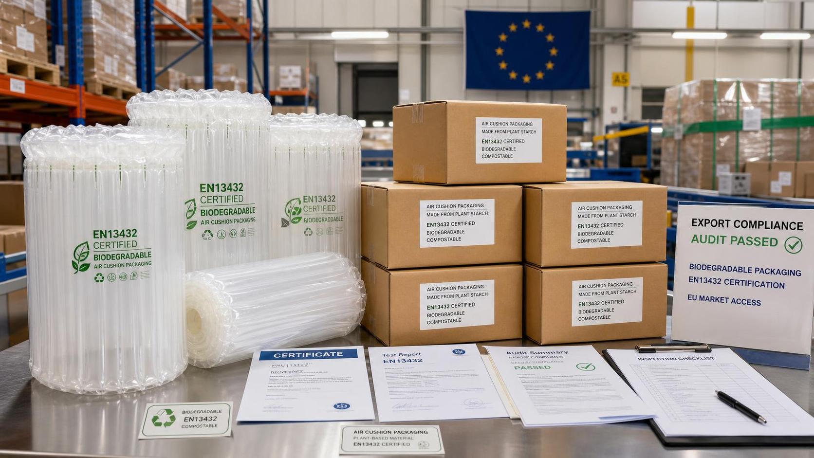 PPWR Rule Takes Effect: EN13432 Now Required for Air Cushions