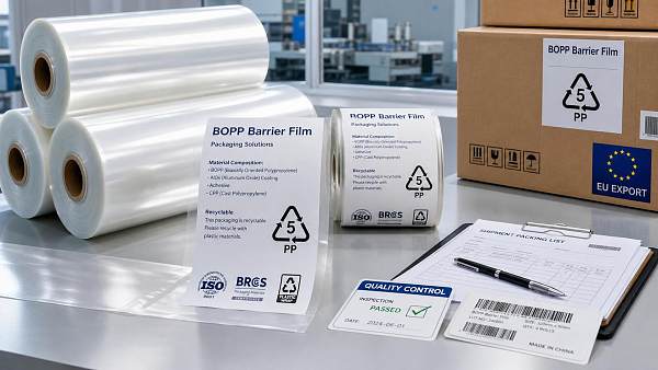 EU PPWR Rule Takes Effect for BOPP Barrier Film Labels