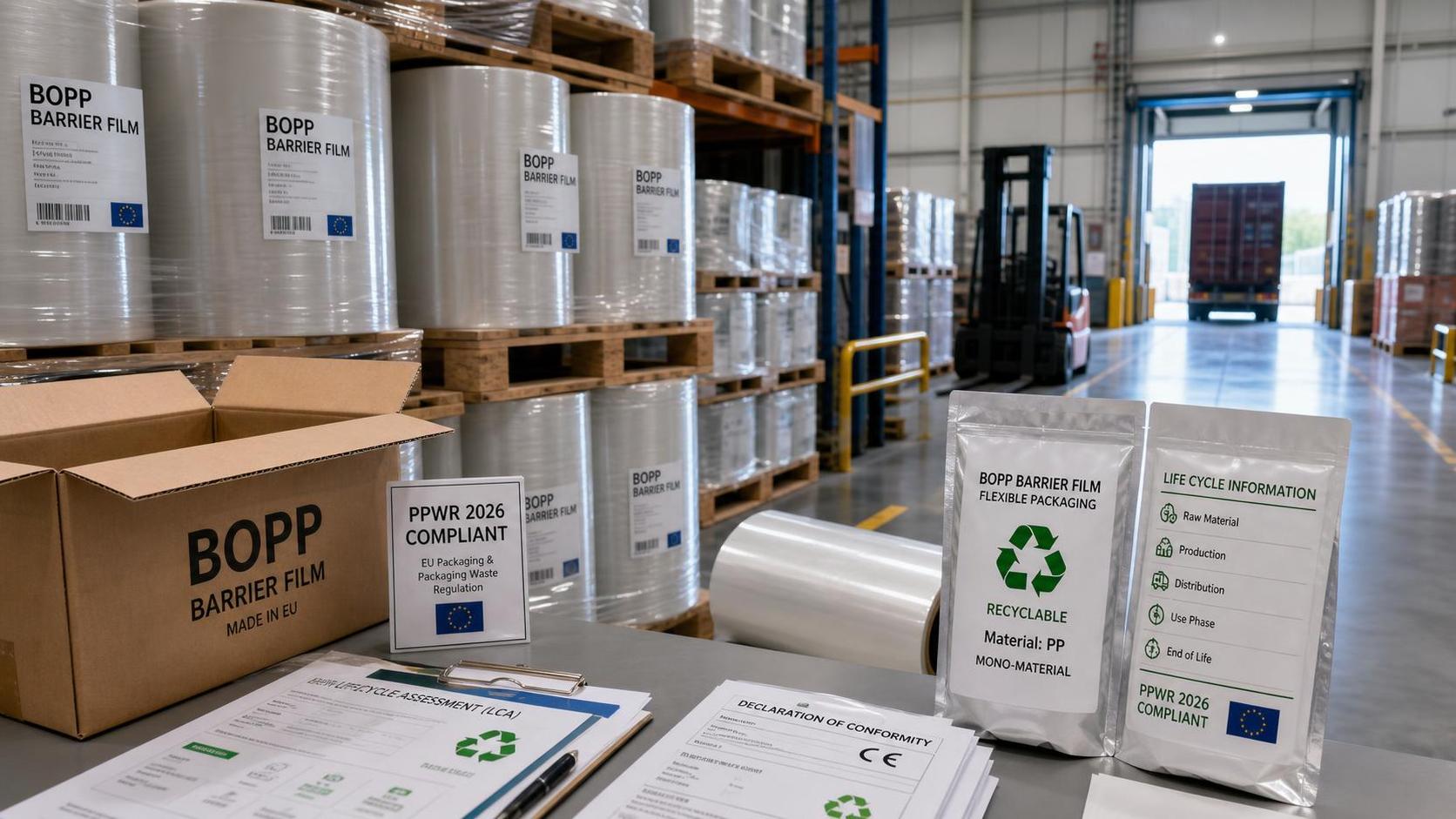 EU PPWR Takes Effect for BOPP Barrier Films