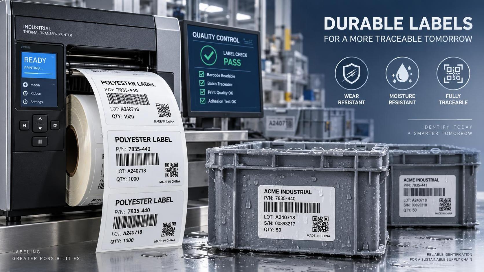 When do high-durability thermal transfer inks prevent label failures?