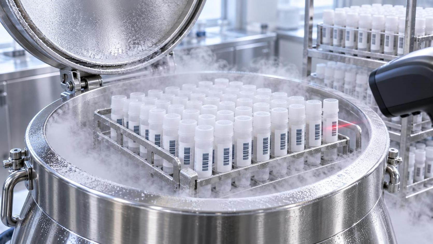 What Label Material Is Required for Liquid Nitrogen Storage?