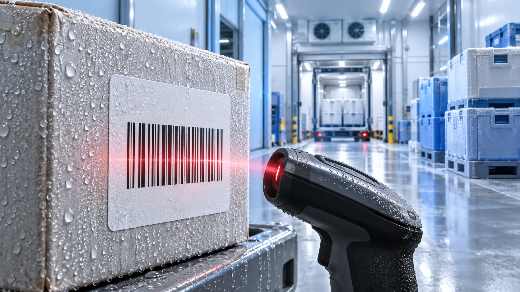 How condensation-resistant cold chain labels prevent barcode scan failures