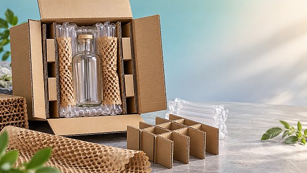 Does biodegradable cushioning protect glass as well as plastic void fill?
