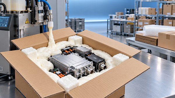 When do foam-in-place cushioning systems reduce damage costs?