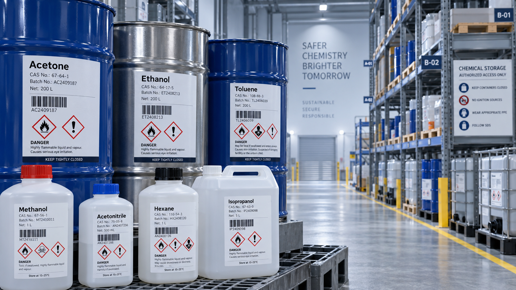 How specialty labels for chemicals prevent misidentification in storage