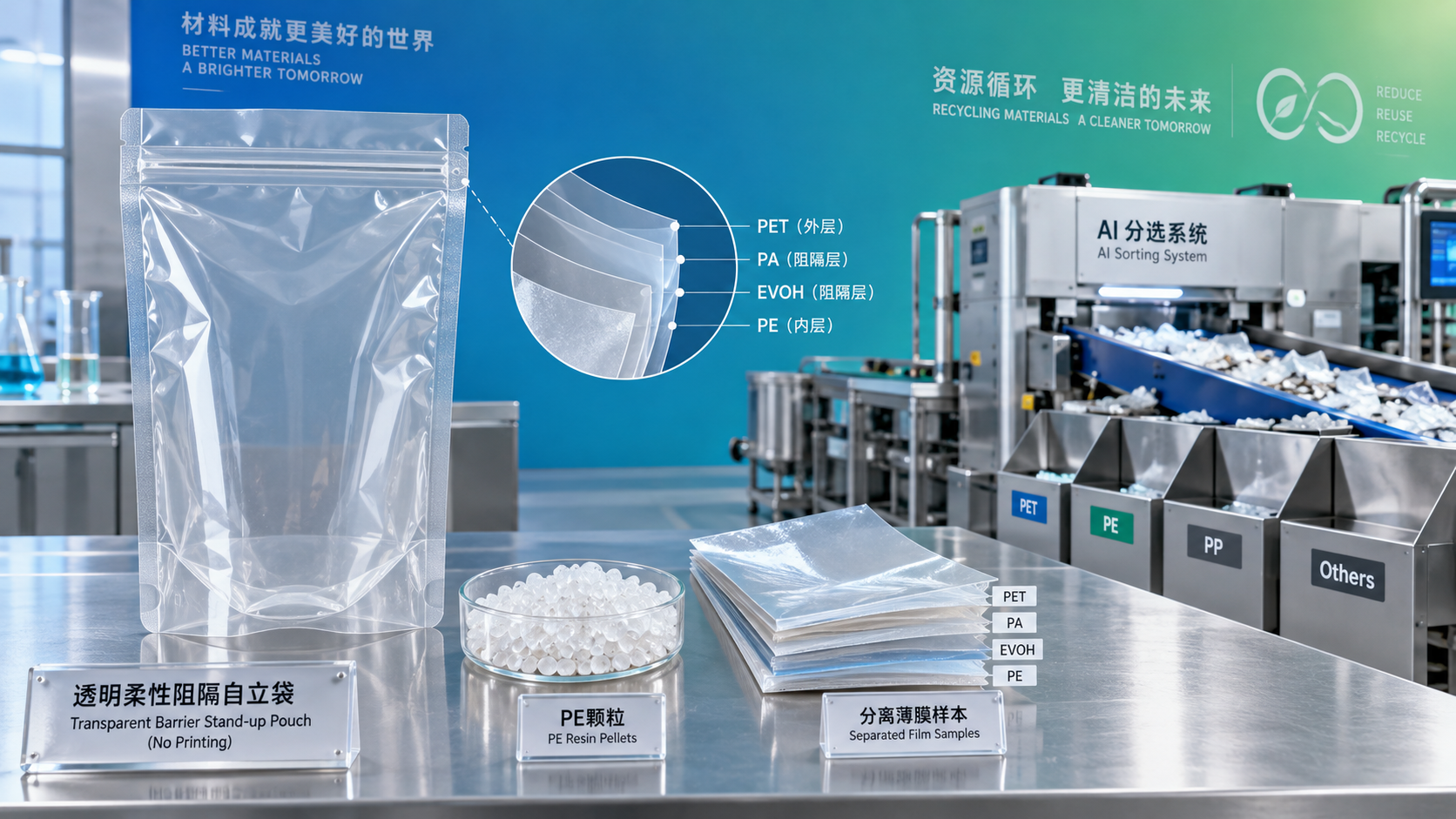 How to verify whether flexible barrier packaging is recyclable