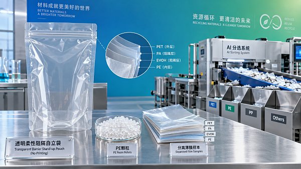 How to verify whether flexible barrier packaging is recyclable