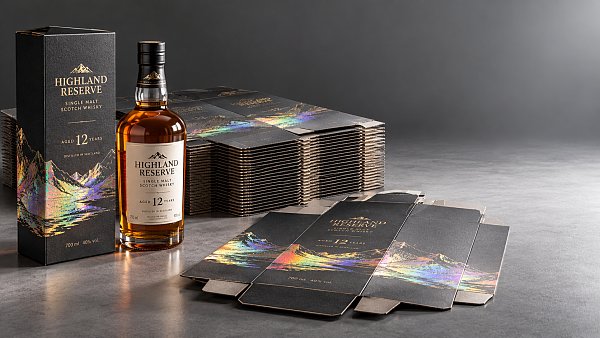 How run size affects the cost of holographic packaging for spirits