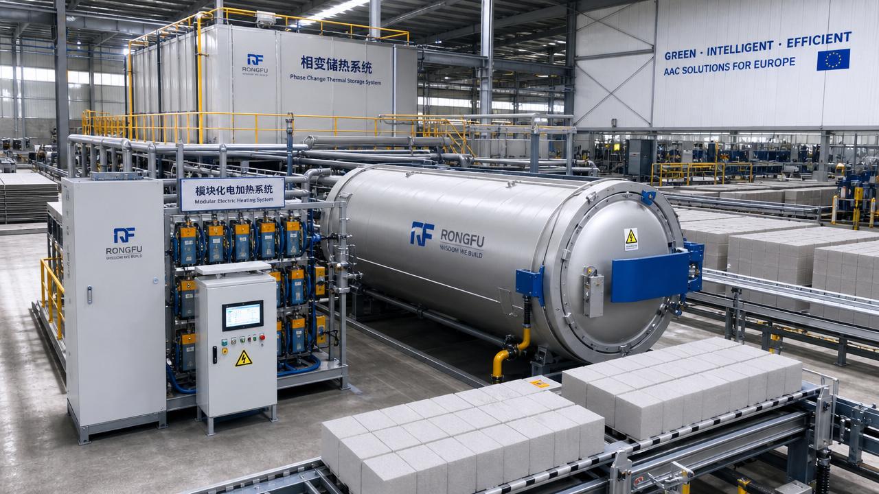 Jiangsu Launches First Fully Electric AAC Autoclave Line