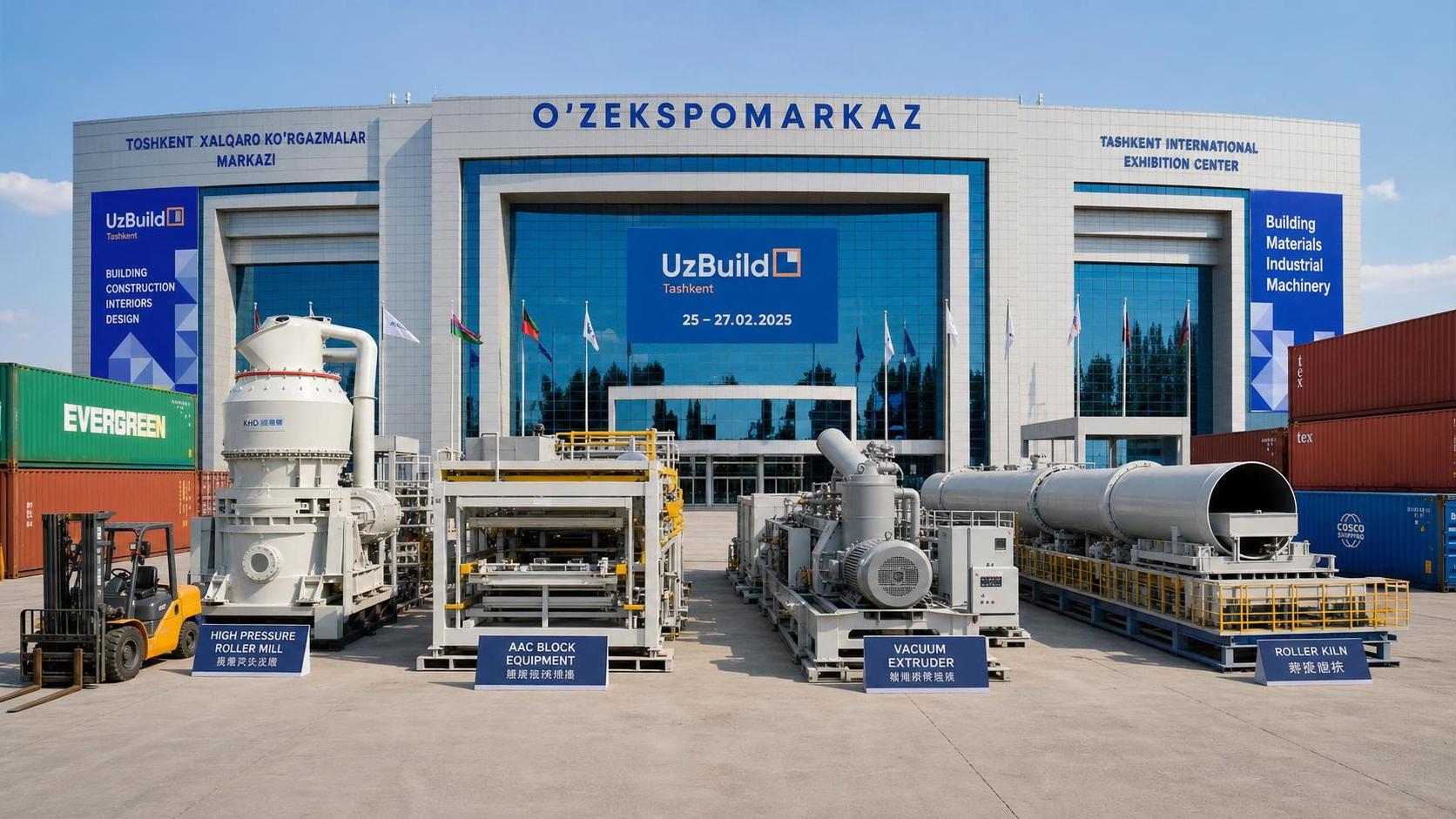 Uzbekistan BIG5 Opens in August as Tax Breaks Support China Building Equipment Exports
