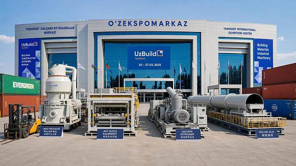 Uzbekistan BIG5 Opens in August as Tax Breaks Support China Building Equipment Exports