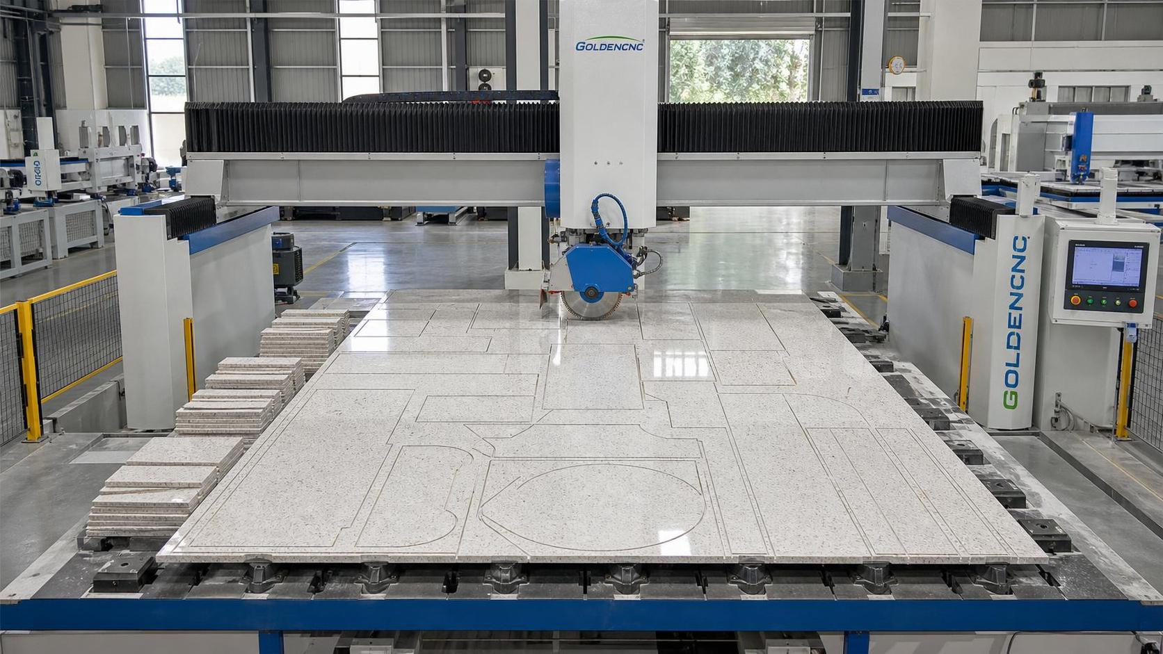 How to cut scrap in stone CNC machining