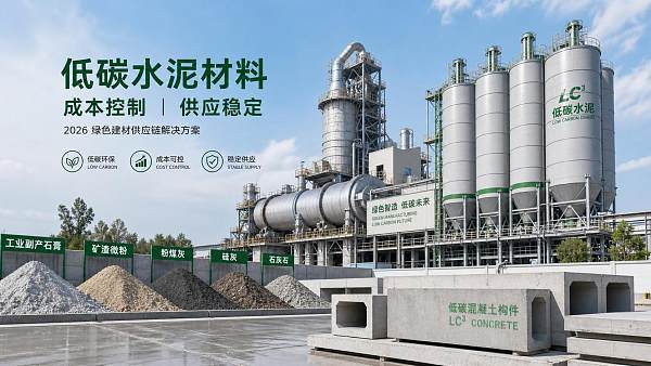 Low-Carbon Cement Materials in 2026: Cost, Carbon Rules, and Supply Risks