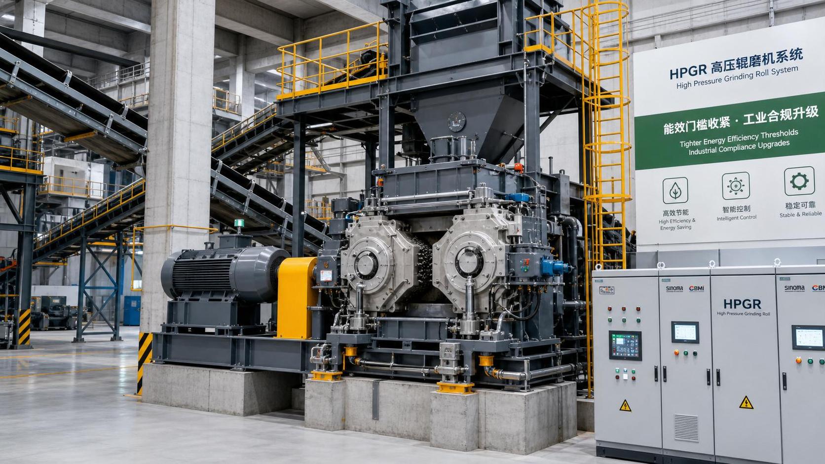 HPGR Energy Limit Tightened to 2.1 kWh/t