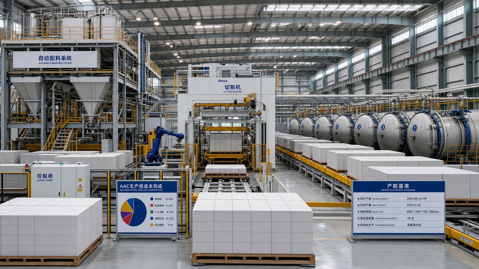 AAC Block Production Line Cost Drivers and Output Benchmarks
