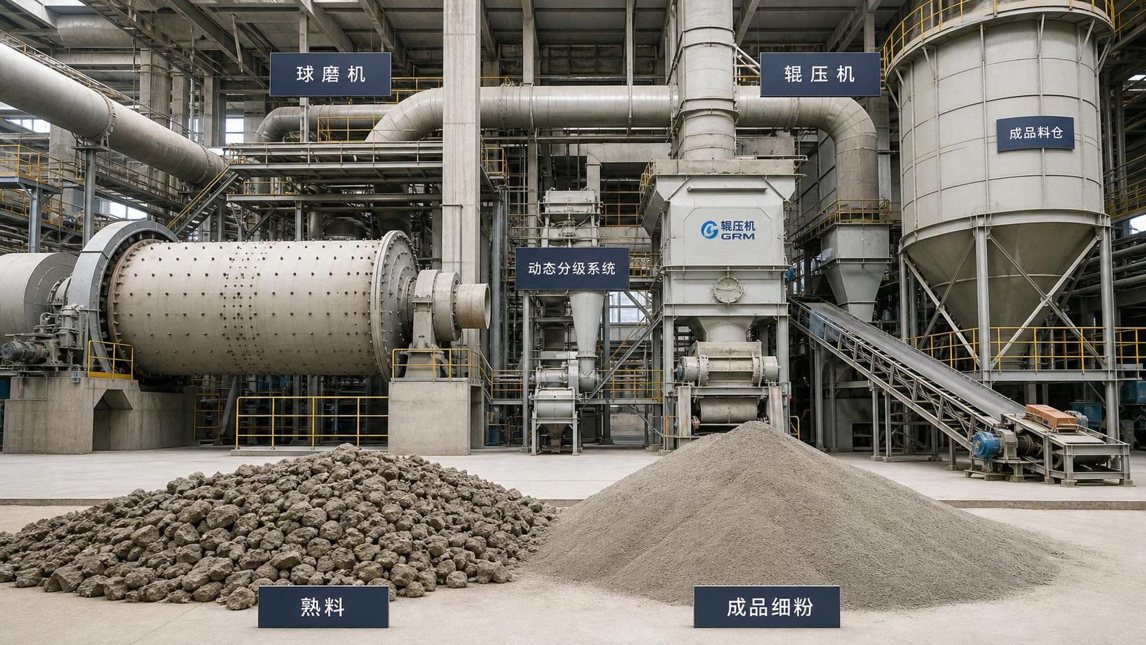 Cement Clinker Grinding Equipment: Ball Mill or Roller Press?
