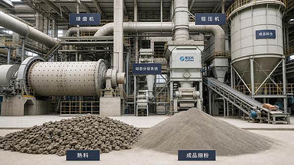 Cement Clinker Grinding Equipment: Ball Mill or Roller Press?