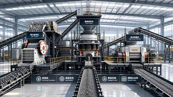 Industrial Crushing Technology Options for Lower Energy Use and Finer Output