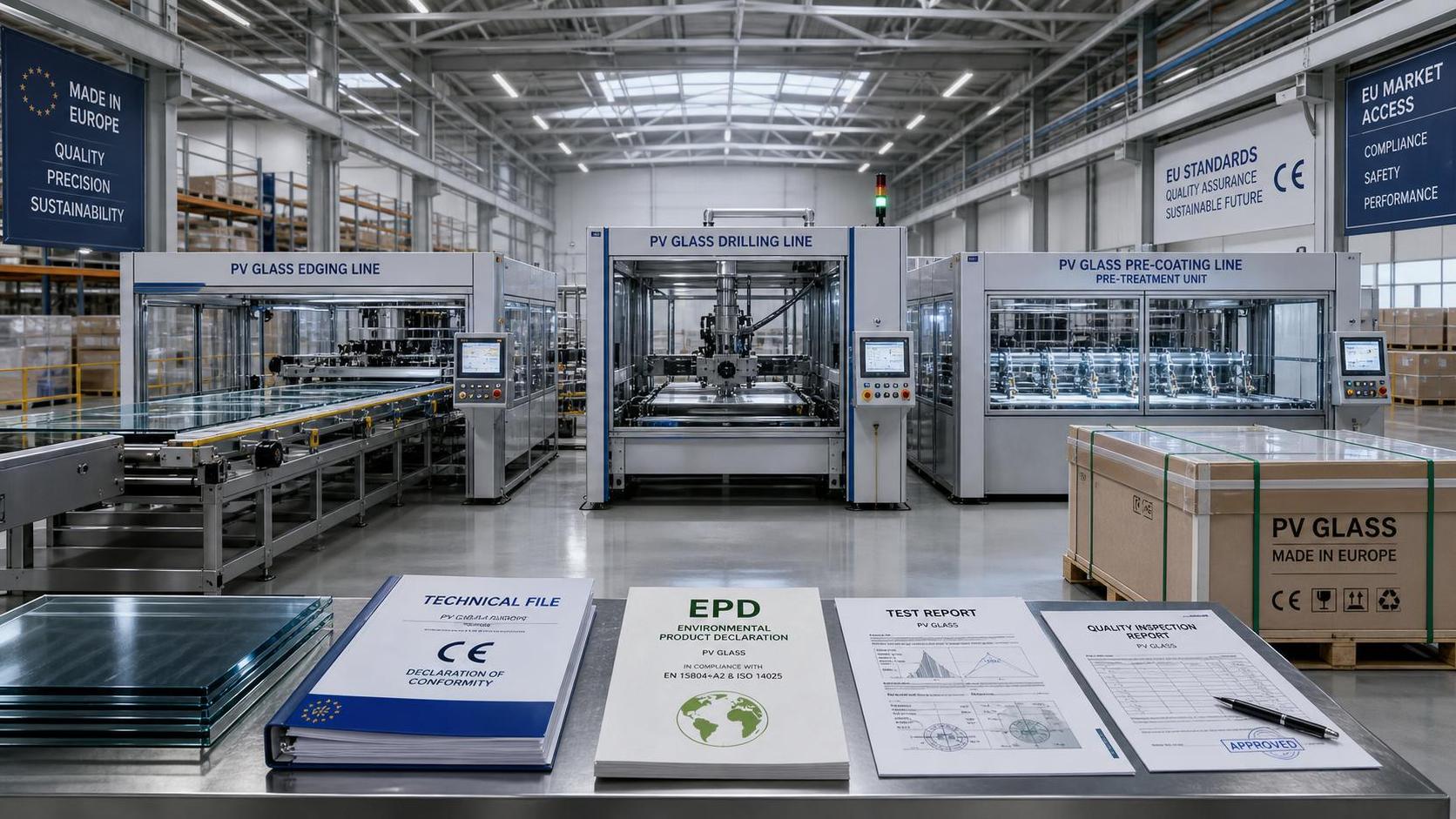 EU Extends PV Glass Equipment CE to EPD Checks