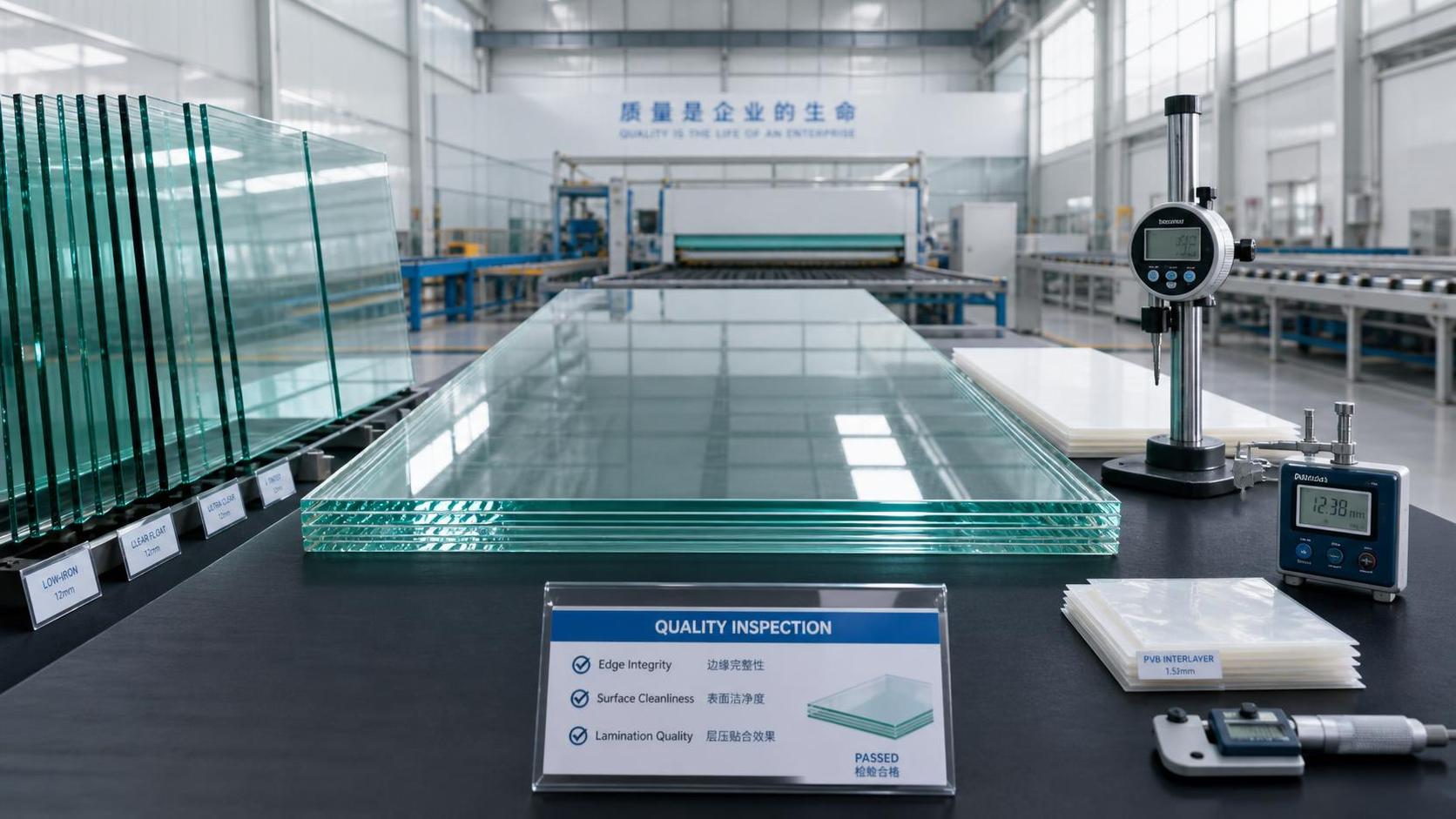 What quality checks matter most in laminated architectural glass fabrication