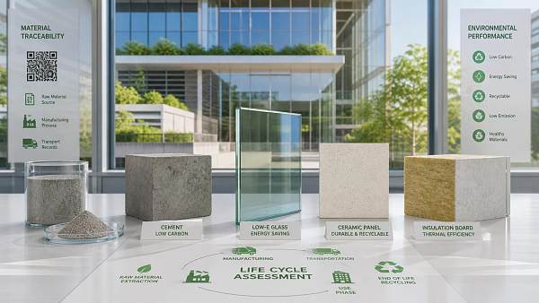 What do BREEAM material standards require from construction products?