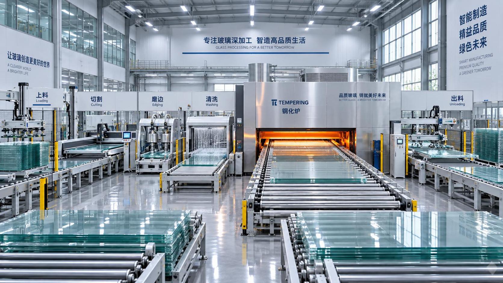 How to compare glass industry equipment by line throughput