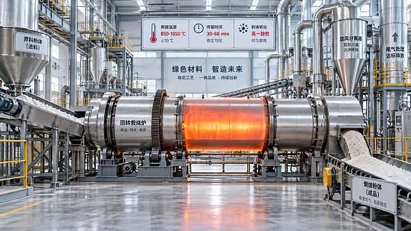 How residence time affects product quality in powder calcination