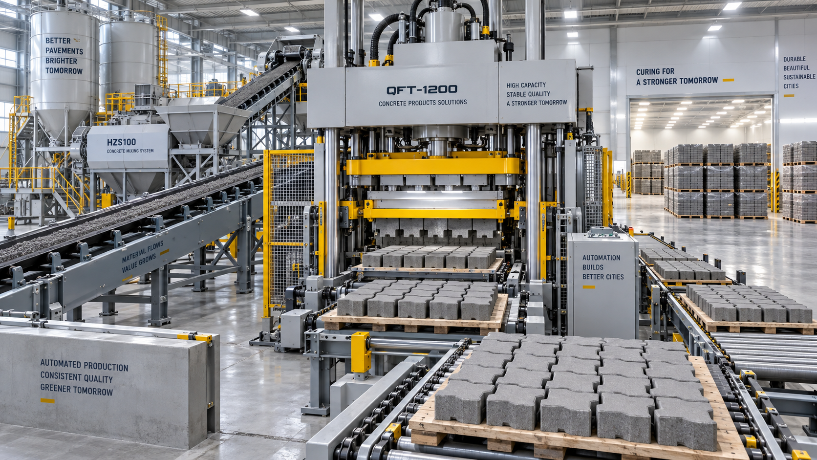 How production output affects the cost of a paver block machine