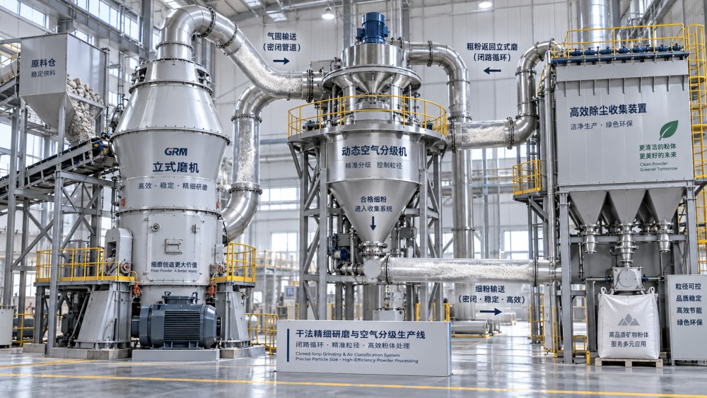 When does fine grinding technology require air classification? When does fine grinding technology require air classification?
