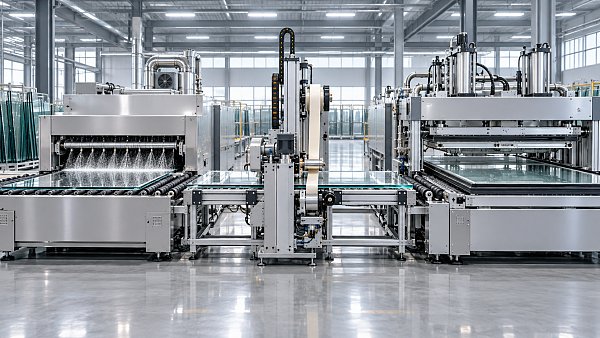 Which glass deep processing machinery fits a Low-E IGU line?