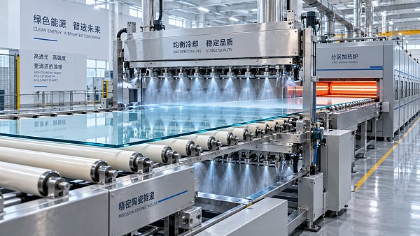 How glass tempering technology controls warping in thin solar glass