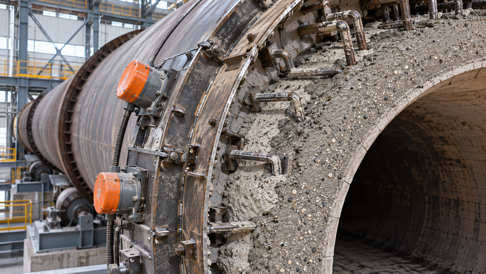 How vibration affects castable refractory molding in rotary kilns