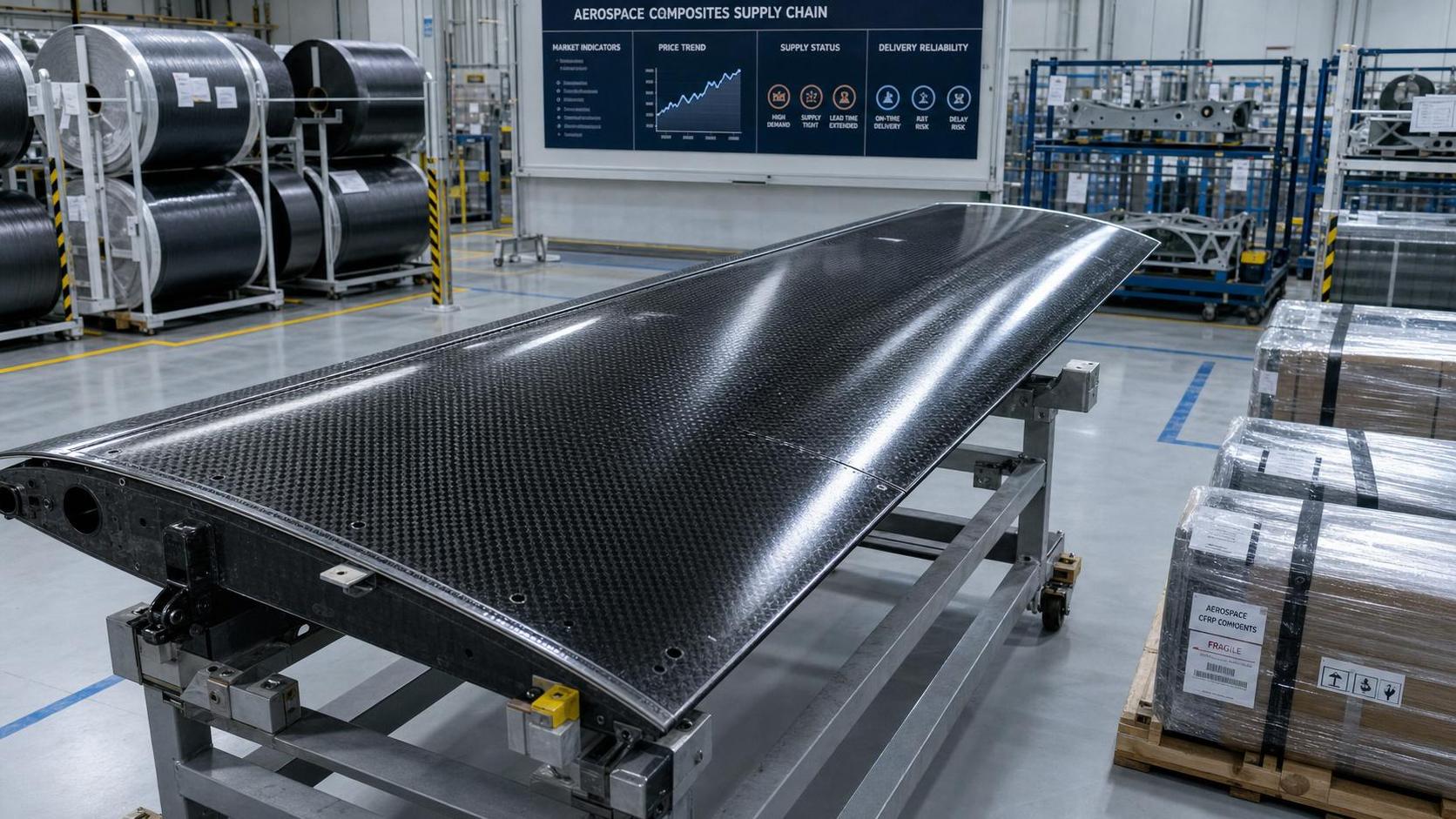 Carbon Fiber Wing Skin Prices Rise 12% in Q2