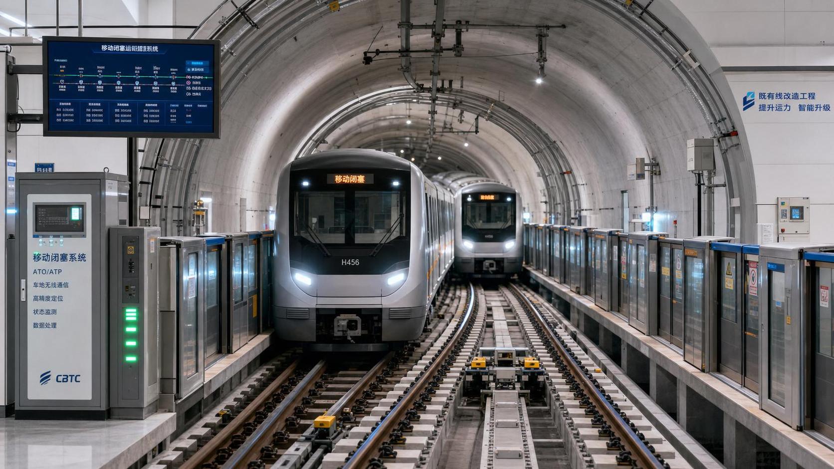 Moving Block Signaling Metro: Capacity Gains and Migration Risks