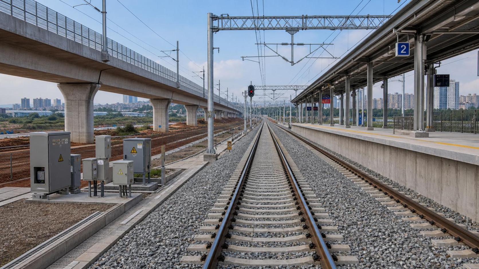 Rail Infrastructure Cost Breakdown for New Line Projects