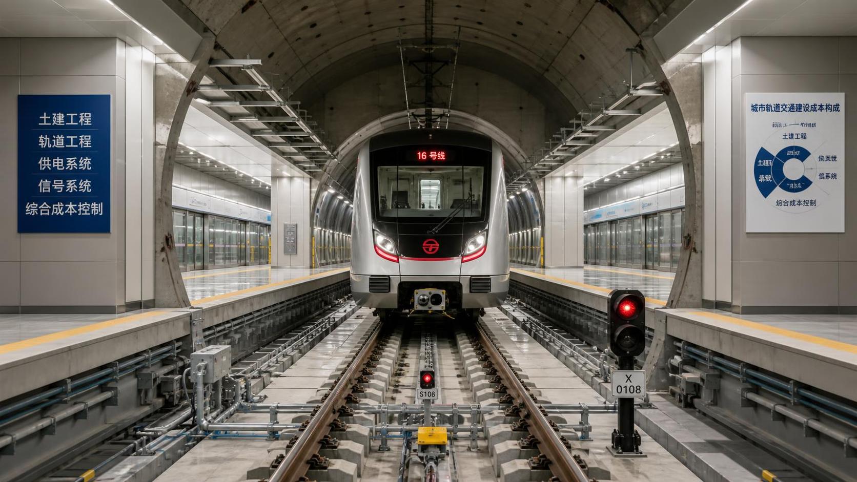 What drives rail transport systems cost in major transit projects?